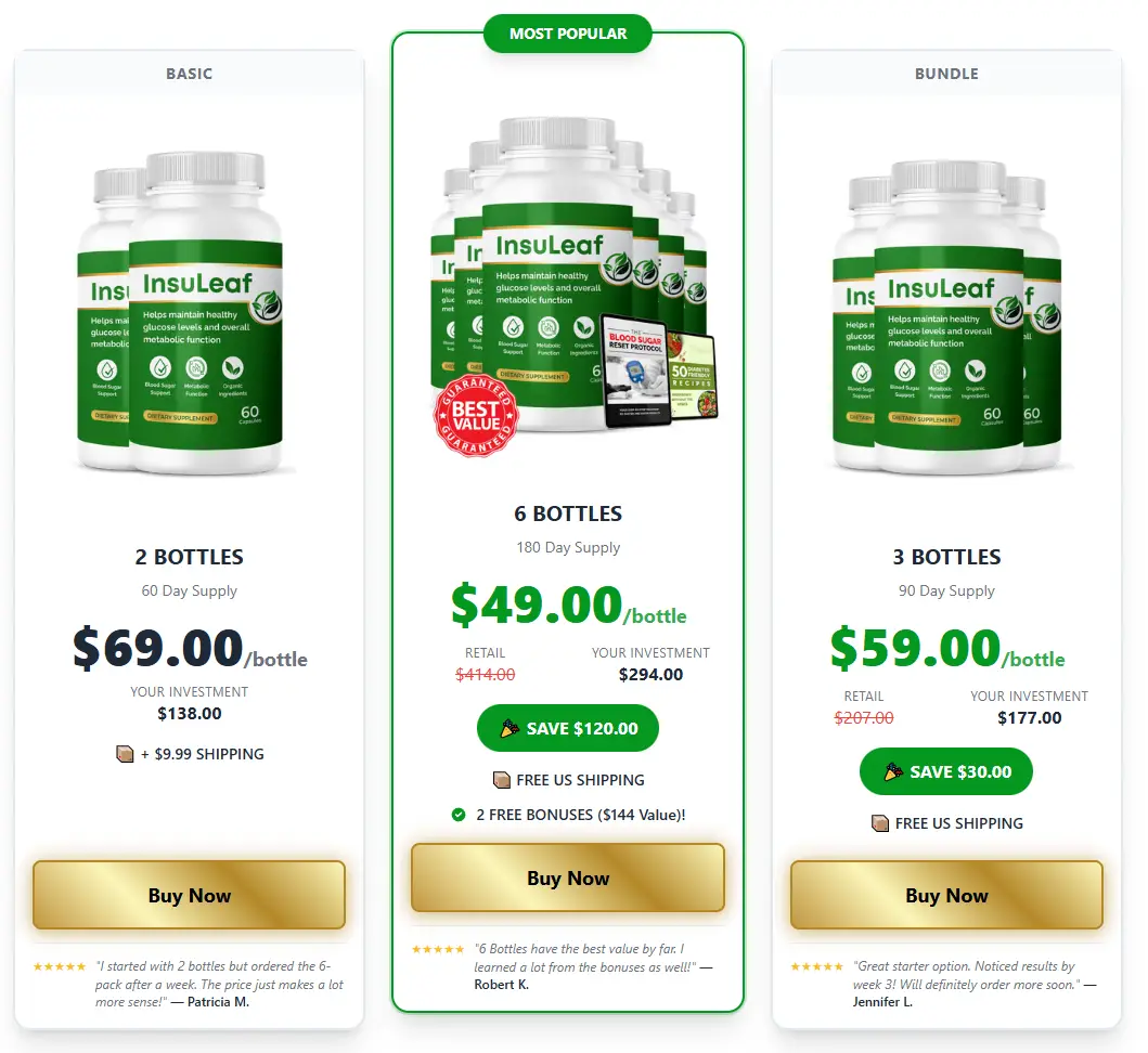 3 Days  InsuLeaf  Offer